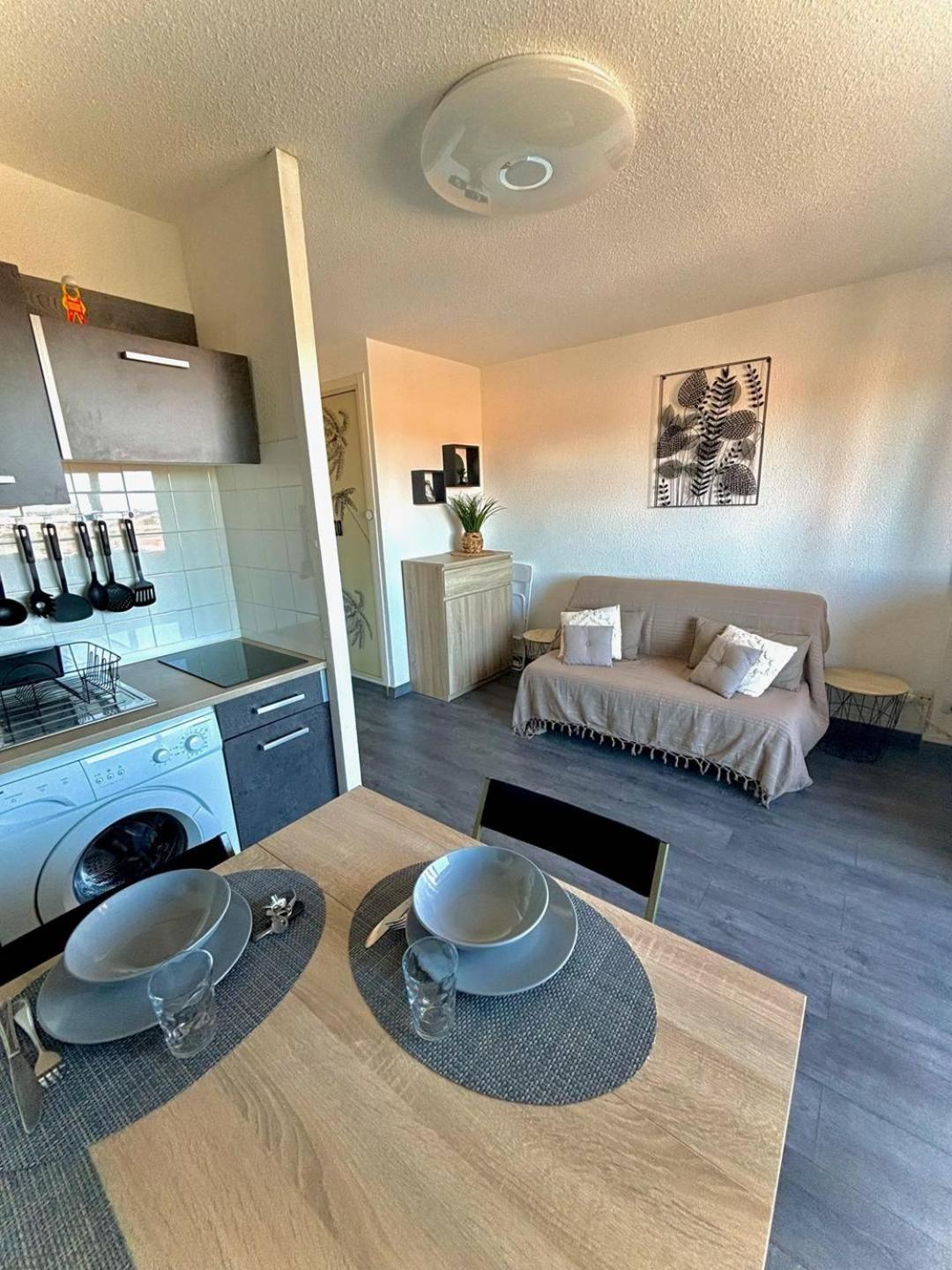 Studio Cosy A Deux Pas De La Mer 2Lamp36 Le Barcarès Kültér fotó